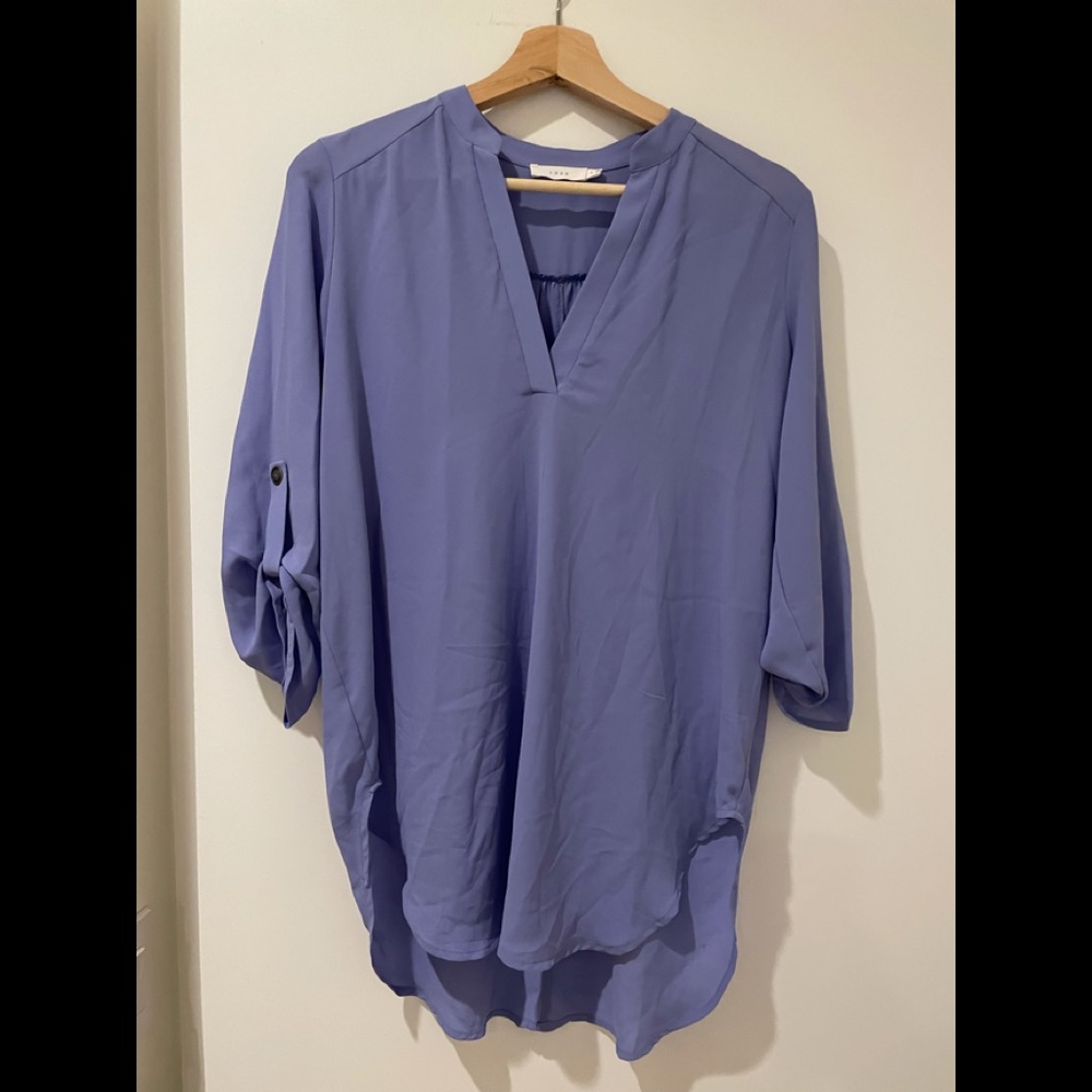 Lightweight violet blouse
